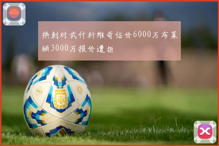 热刺对武什科维奇估价6000万布莱顿3000万报价遭拒